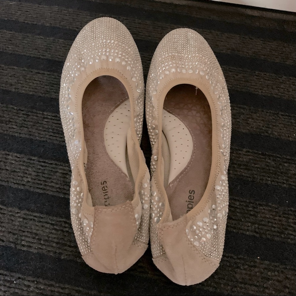 Hush Puppies Chaste Ballet Tan